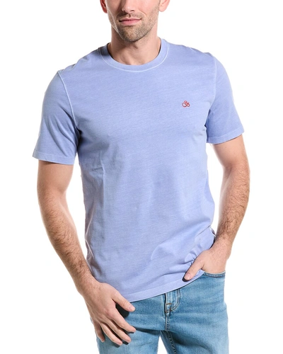 Shop Scotch & Soda Garment Dye T-shirt In Blue