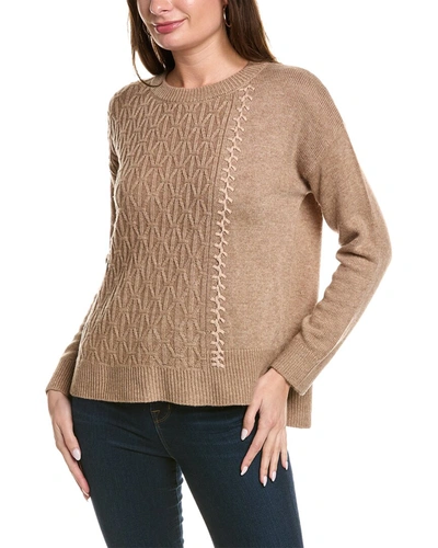 Shop Ost Textured Wool-blend Sweater In Brown
