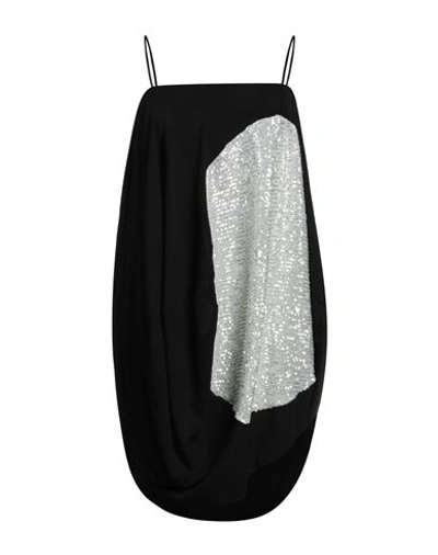 Shop Nina Ricci Woman Mini Dress Black Size 8 Polyester, Polyamide, Elastane
