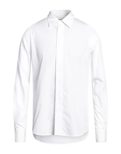 Shop Alexander Mcqueen Man Shirt White Size 15 ½ Cotton