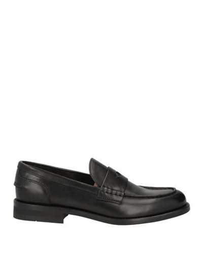 Shop Doucal's Woman Loafers Black Size 7.5 Leather