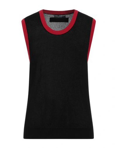 Shop Dolce & Gabbana Man Sweater Black Size 44 Cotton, Polyester