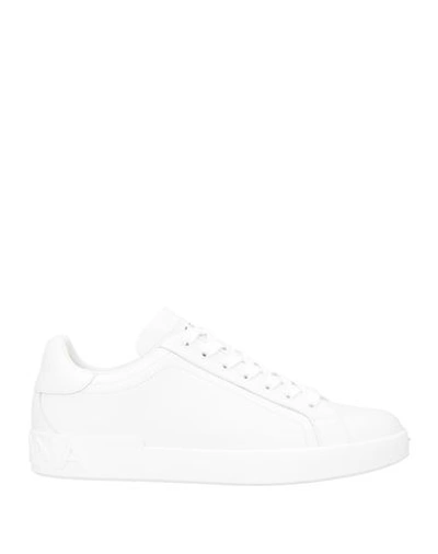 Shop Dolce & Gabbana Man Sneakers White Size 9 Calfskin