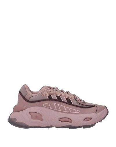 Shop Adidas Originals Woman Sneakers Pastel Pink Size 5.5 Leather, Textile Fibers