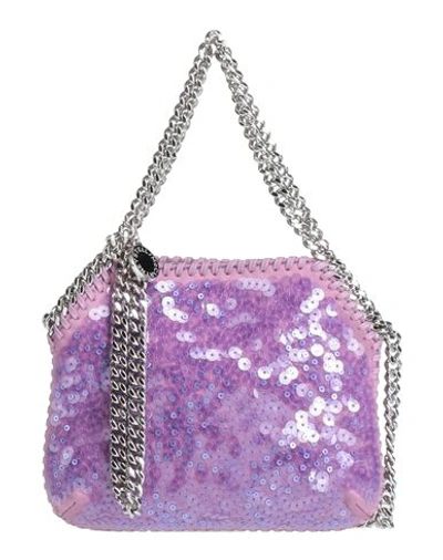 Shop Stella Mccartney Woman Handbag Purple Size - Polyester, Polyurethane