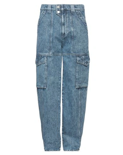Shop Isabel Marant Man Jeans Blue Size 33 Cotton