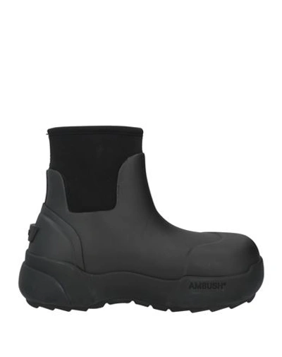 Shop Ambush Man Ankle Boots Black Size 8 Rubber, Textile Fibers