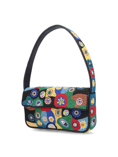 Shop Staud Shoulder Bag In Multicolour