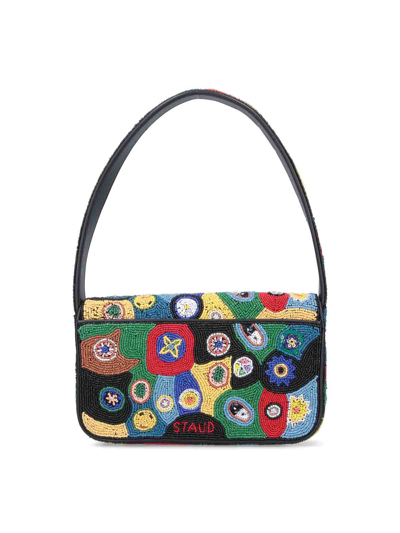 Shop Staud Shoulder Bag In Multicolour