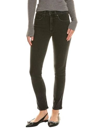 Askk Ny Askk Ny Stone Mid Rise Skinny- Stone Jean In Grey
