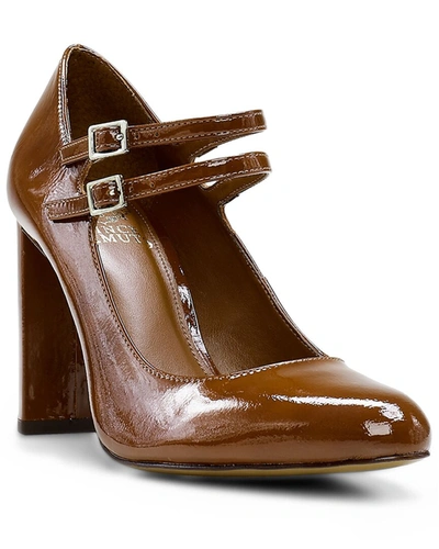 Shop Vince Camuto Dahlein Patent Pump In Brown