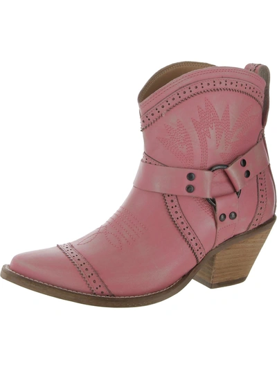 Shop Dingo Gummybear Womens Leather Pull On Cowboy, Western Boots In Pink