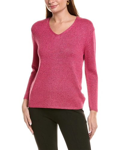 Shop St John Lurex Sweater In Pink
