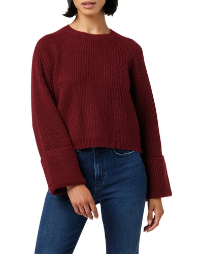 Shop Joe's Jeans The Rey Wool-blend Sweater In Red