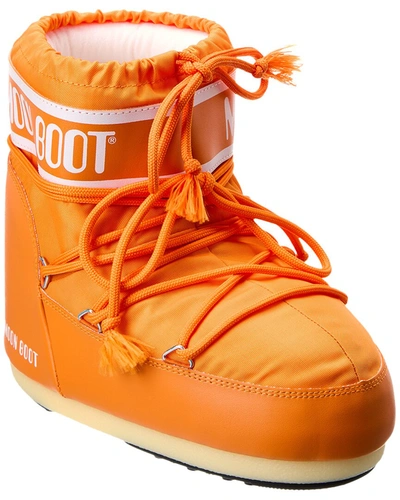 Shop Moon Boot Icon Low Nylon Boot In Orange