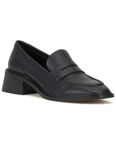 Shop Vince Camuto Enachel Leather Loafer In Black