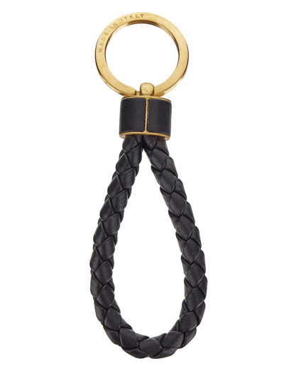 Bottega Veneta Loop Handle Braided Key Ring