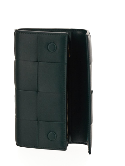 Shop Bottega Veneta Cassette Large Flap Wallet
