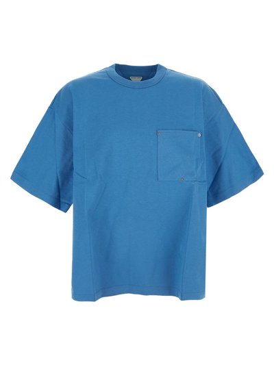 Shop Bottega Veneta Crewneck T-shirt In Blue