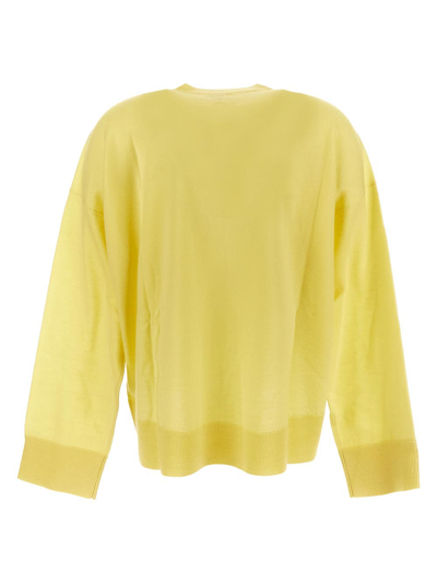 Shop Bottega Veneta Wool Knit In Yellow