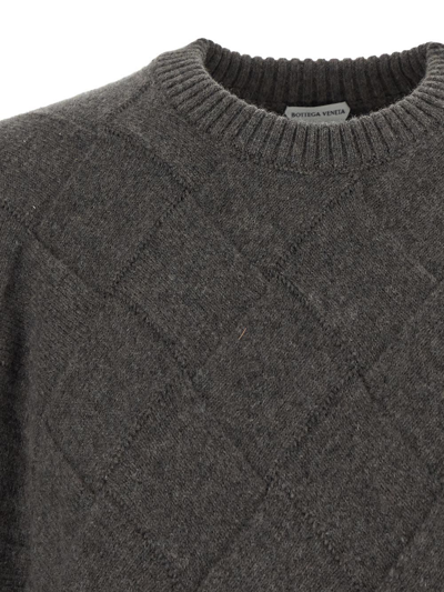 Shop Bottega Veneta Wool Knit In Grey
