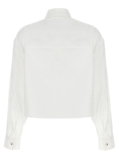 Shop Versace Broccato Shirt, Blouse White