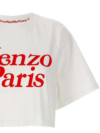 Shop Kenzo Cropped T-shirt White