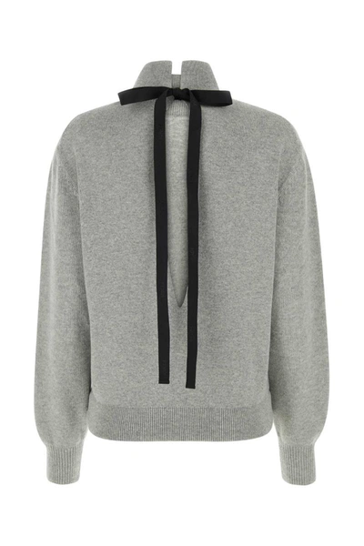 Shop Fendi Knitwear In Grey