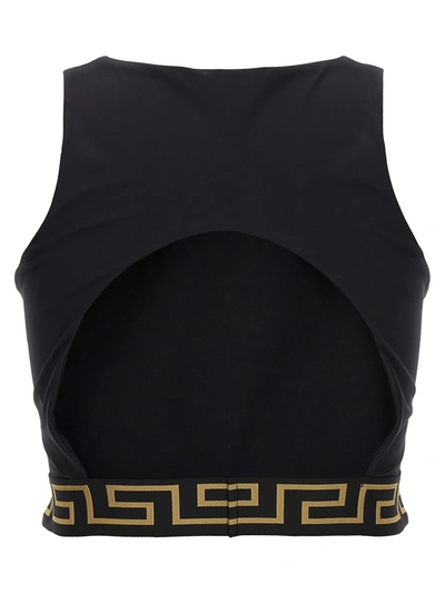 Shop Versace Greca Underwear, Body Black