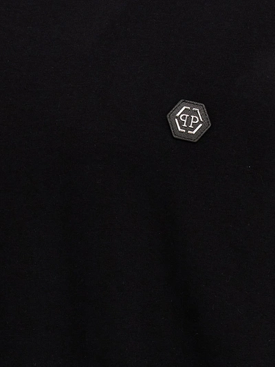 Shop Philipp Plein Logo Sweatshirt Black