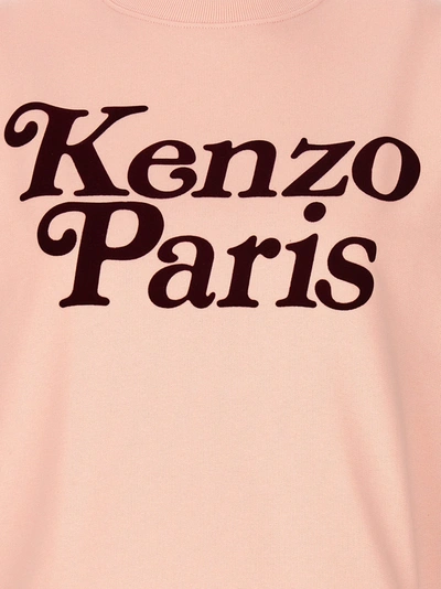 Shop Kenzo Logo Sweatshirt Pink