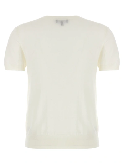 Theory Lightweight Crew Neck Ribbed Hem Top