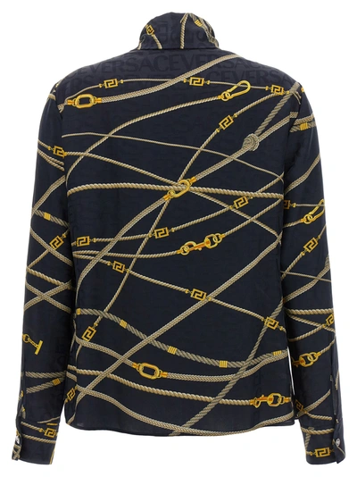 Shop Versace Ropes Shirt, Blouse Multicolor