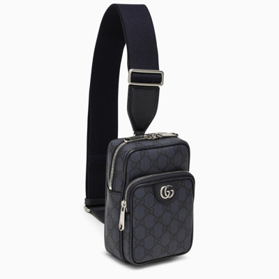 Shop Gucci Blue Ophidia Gg Mini Bag Men