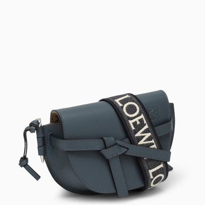 Shop Loewe Onyx Blue Gate Mini Cross-body Bag Women