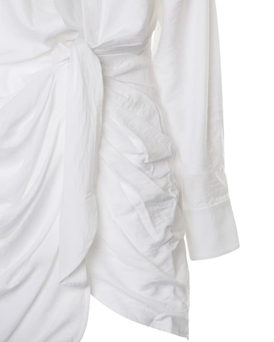 Shop Jacquemus Dress La Robe Bahia In White