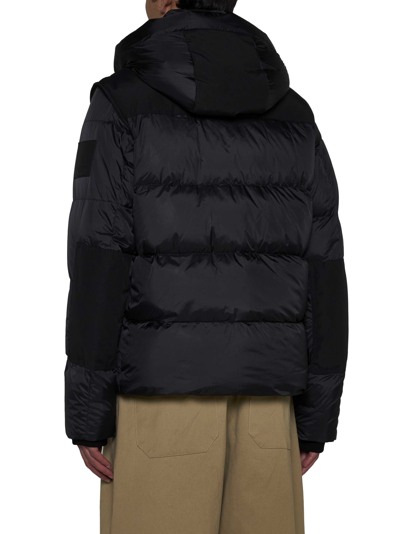 Shop Burberry Down Jacket In Black