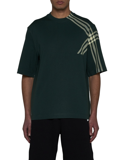 Shop Burberry T-shirt In Ivy