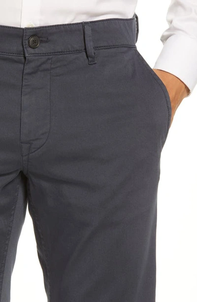 Shop Hugo Boss Stretch Chino Pants In Blue