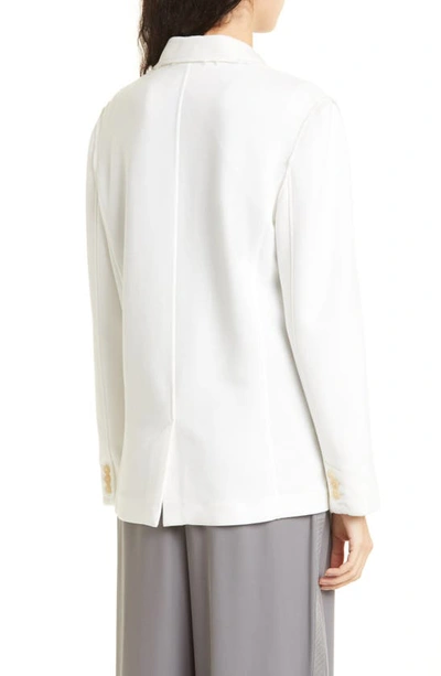 Shop Atm Anthony Thomas Melillo Relaxed Blazer In Chalk