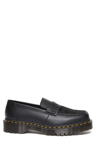 Dr. Martens' Penton Genuine Calf Hair Penny Loafer In Black