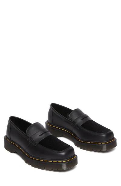 Dr. Martens' Penton Genuine Calf Hair Penny Loafer In Black