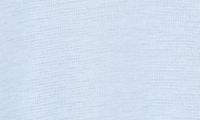 Dkny Slub Waffle High-low T-shirt In Skyway