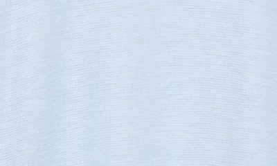 Dkny Slub Waffle High-low T-shirt In Skyway