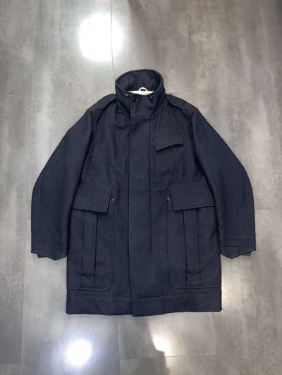 Pre-owned Avant Garde X Prada Archive 90's Prada Navy Heavy Ski Big Pockets Coat Jacket