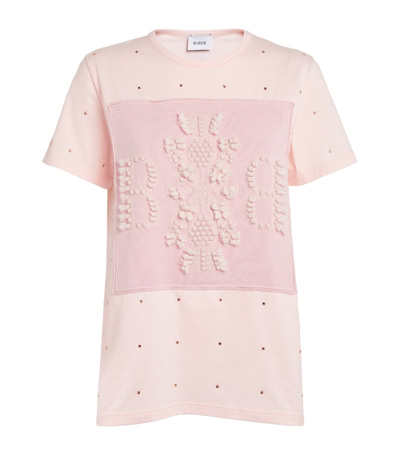 Shop Barrie Sparkling Thistle T-shirt In Pink