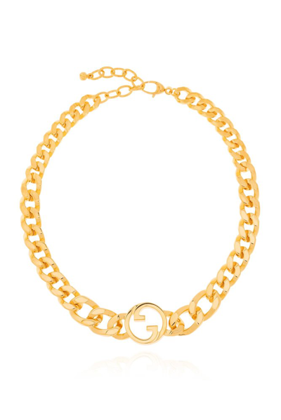 Shop Gucci Blondie Chain Necklace In Gold