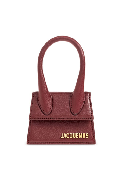 Shop Jacquemus Le Chiquito Signature Mini Handbag In Red