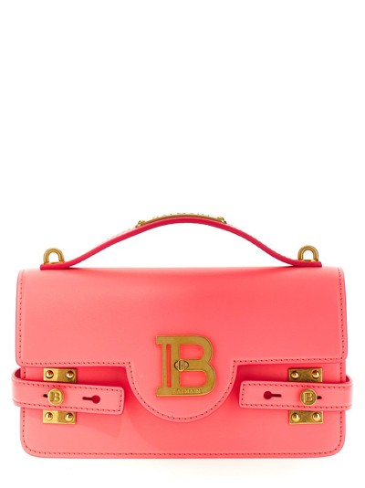 Shop Balmain B Buzz 24 Handbag In Pink