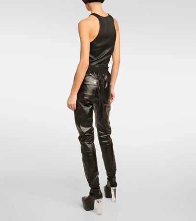 Shop Rick Owens Mid-rise Jeggings In Black
